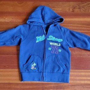 Walt Disney World Kids "71" Zip Up Hoodie Size XXS